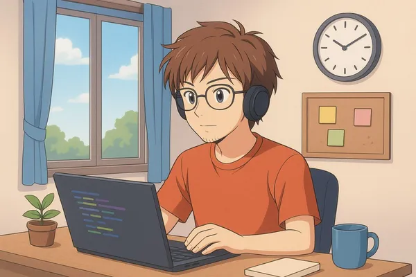 Обычный день разработчика на удалёнке